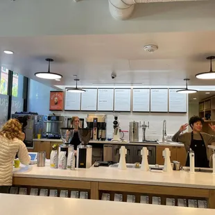 two women in a coffee shop