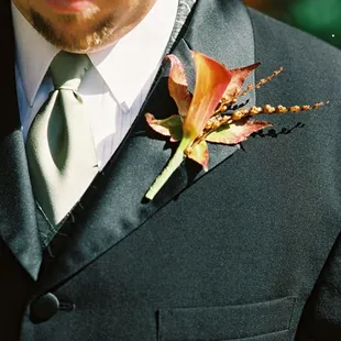 Fall Wedding Boutonniere