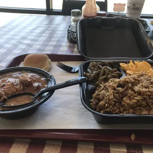 Slow cooked chicken and sausage gumbo
