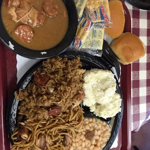 Jambalaya meal deal. Good for 2 or 3