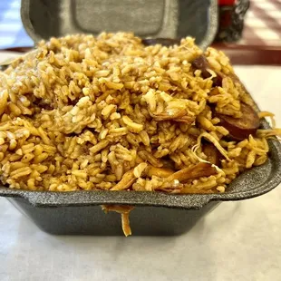 a bowl of jambalaya