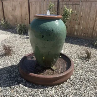 Our Pot Fountain from the Pot Farm!