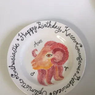 Birthday plate!