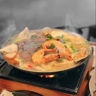 Japanese Miso Seafood Pot