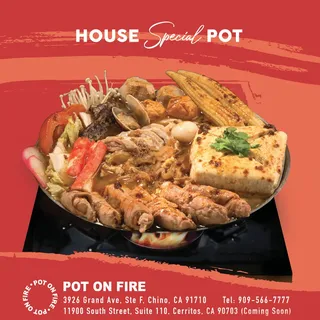 1. House Special Pot (Fermented Tofu Opt.)