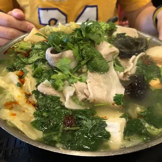 4. Cilantro & Preserved Egg Pot