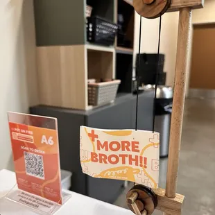 Raise the flag for more broth!