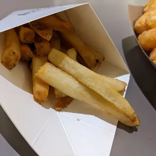 Fry Cone (with a few fries missing)