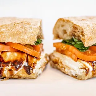 two sandwiches