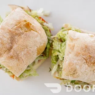 two sandwiches