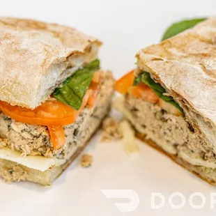 two sandwiches