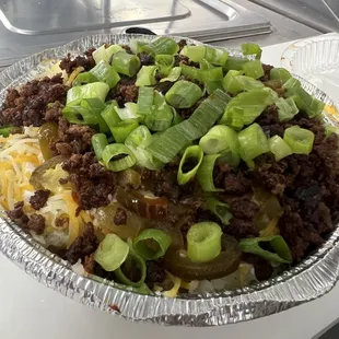 Loaded baked potato