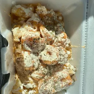 the inside of a styrofoam container