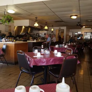 Overview of cooking area and countet