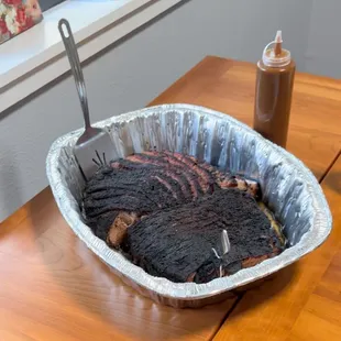 1 brisket  (cut at shop or home - up to you)