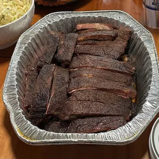 3 racks of ribs  (cut at shop or home - up to you)