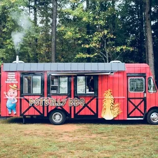 Beautiful morning, smoke gently rising...BBQ art! :-)