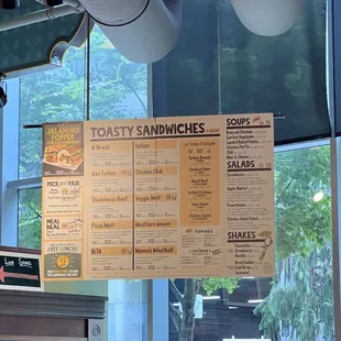 Menu board