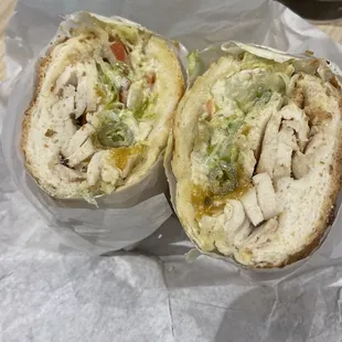 Grilled Chicken sandwich, original bread