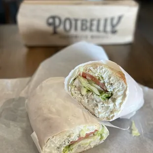 Jalapeño Popper Chicken sub was one of the best subs I've had in a while. Think Bagel meets Sub!