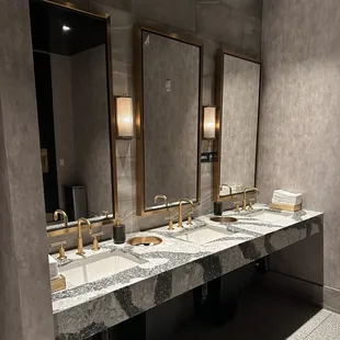 Upscale and clean restrooms