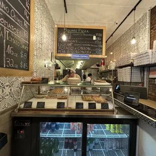 a view of the counter