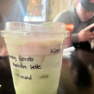 Cherry Bomb Matcha