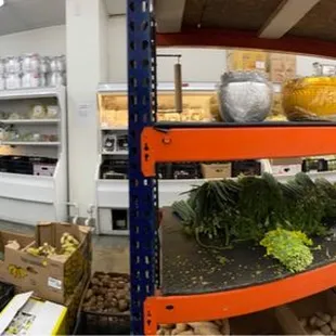 Panorama of the fresh produce section