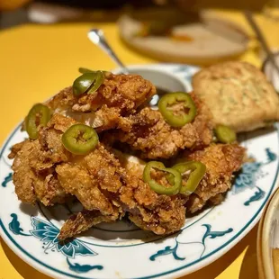 Salt &amp; Pepper Chicken with Scallion Biscuits | Instagram: GaoGirlsGrubbin
