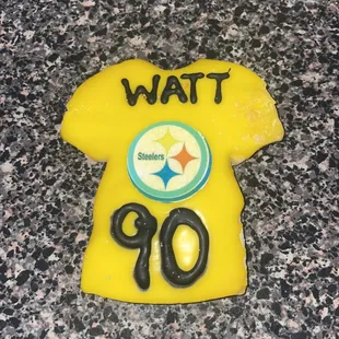 Steeler sugar cookie