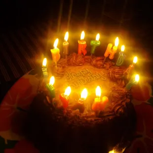 My sister's german chocolate b-day cake!