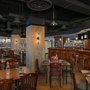 the interior of the restaurant