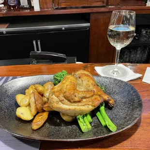 Pan-Roasted Half Chicken