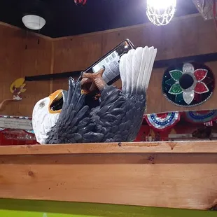 a view of the interior of the restaurant