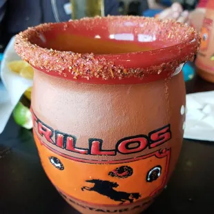 a close up of a margarita