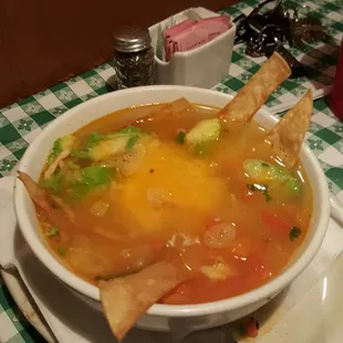 Chicken tortilla soup