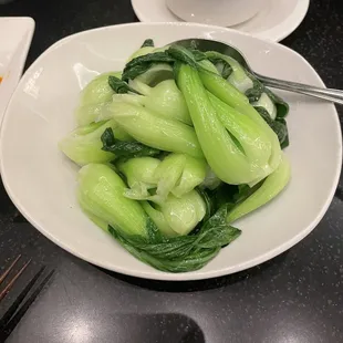 Shanghai veggies with fresh garlic