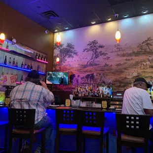 sushi and sashimi, interior