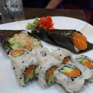 sushi and sashimi, food