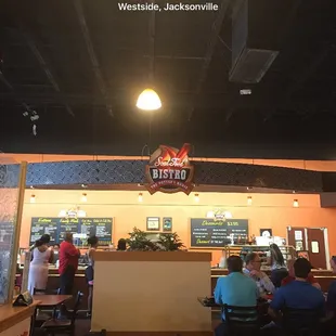 the interior of potters house cafe