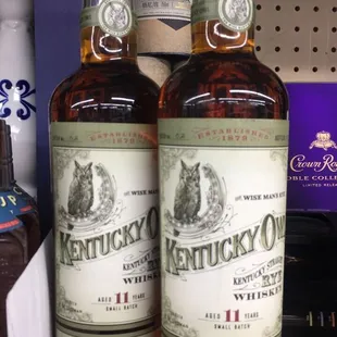 two bottles of kentucky whiskey