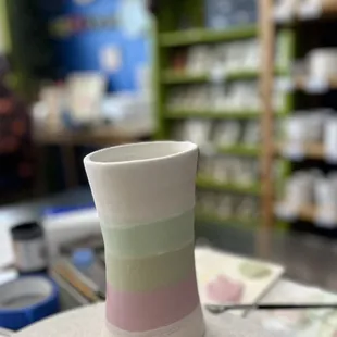 Painted vase