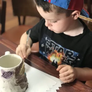 Kiddos has a great time. Can't wait to see how these items turn out!