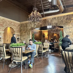 Interior of the restaurant