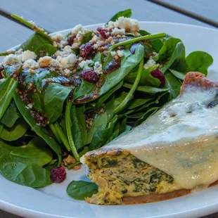 Spinach Artichoke Quiche