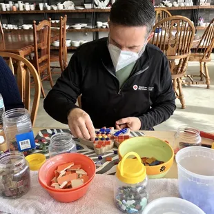 Making mosaic art