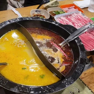 Half &amp; half soup base