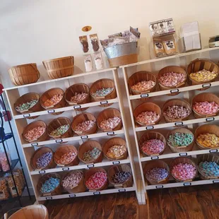 a variety of donuts