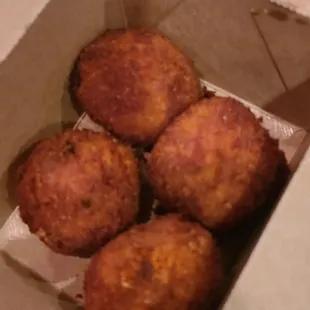 Fried risotto balls