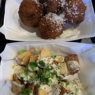 Fried Taties and Arancini